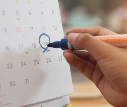 Reserva para Data Personalizada